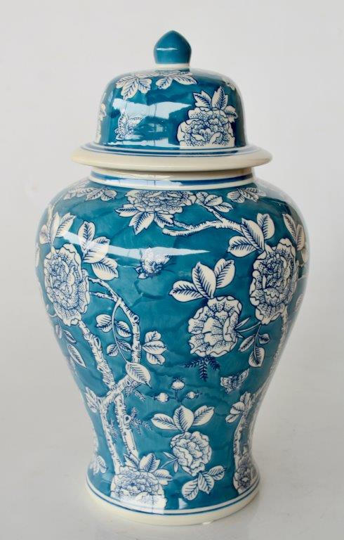 Blue & White Floral Design
